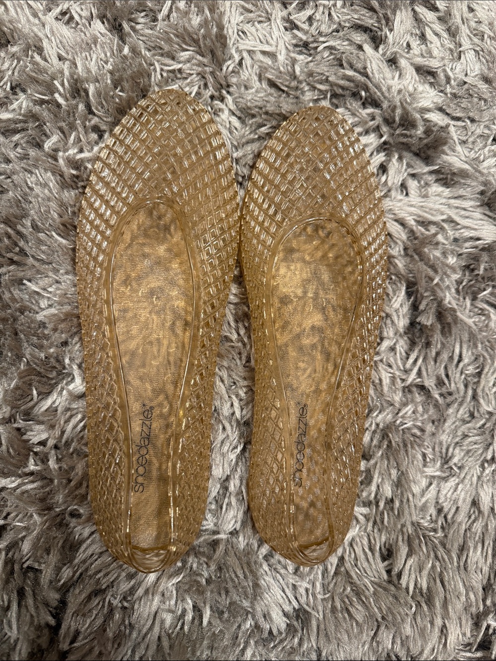 Trending Nude Jelly Ballet Flats